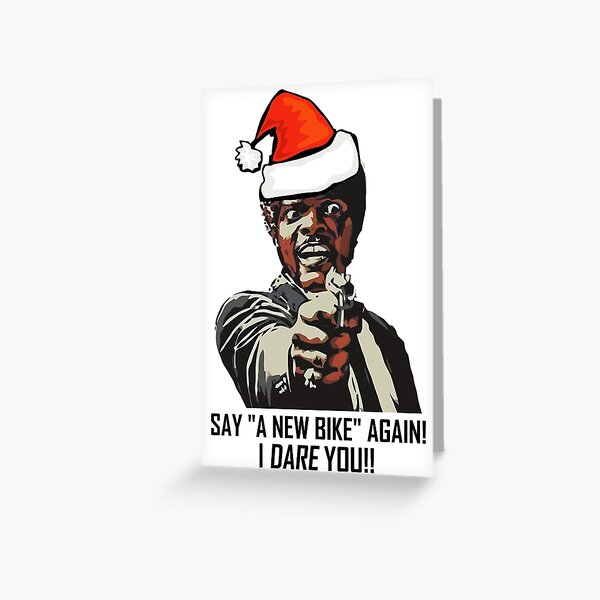 Samuel Jackson Say A New Bike Again Greeting Card