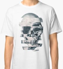 Glitch Skull Mono Classic T-Shirt