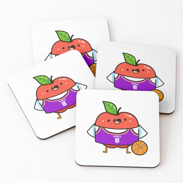 Item preview, Kawaii Apple Basketball Player designed and sold by kawaiilife.