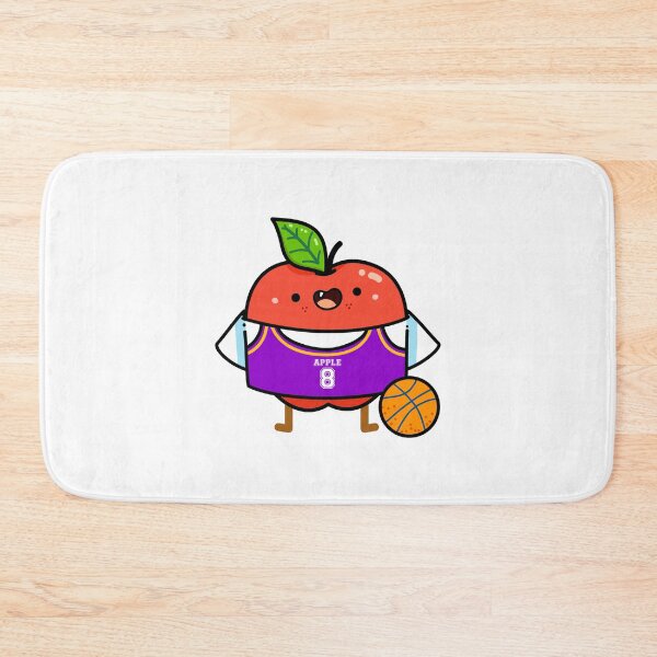 Item preview, Kawaii Apple Basketball Player designed and sold by kawaiilife.