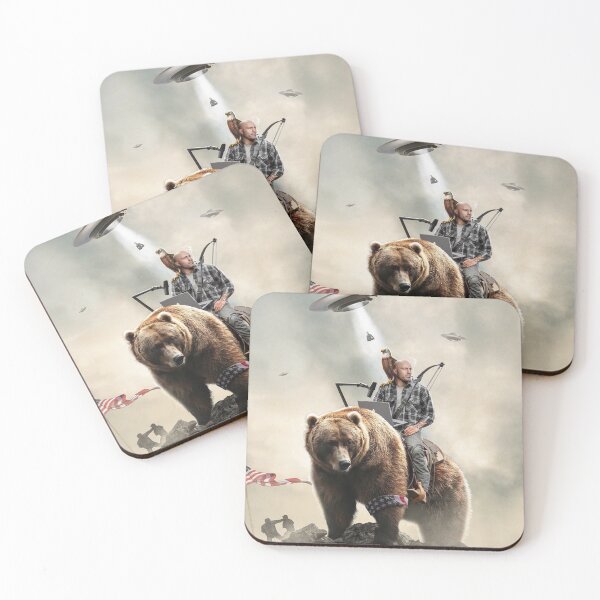Item preview, Joe Rogan Riding A Bear  designed and sold by Murphy999s.