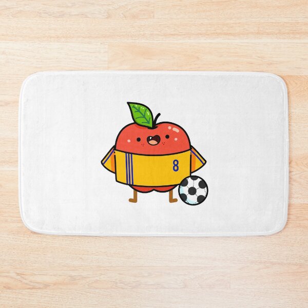 Item preview, Kawaii Apple Football (Soccer) Player designed and sold by kawaiilife.