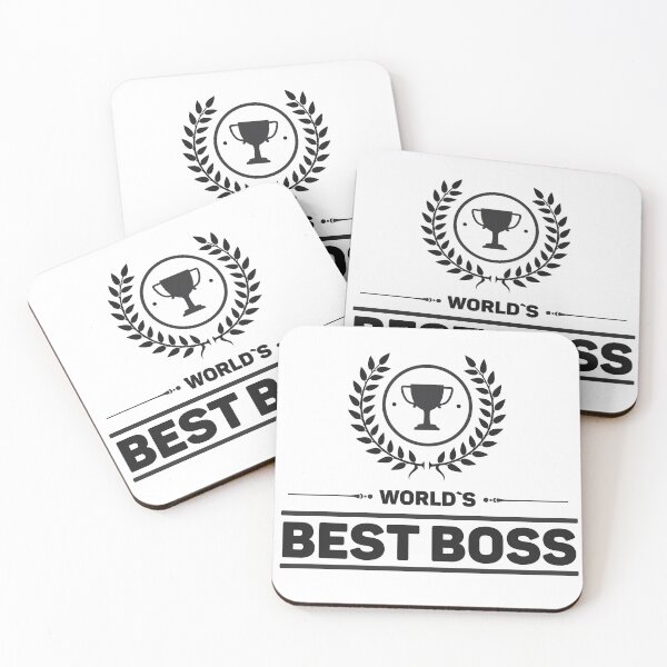Item preview, Worlds Best BOSS Unique Novelty Gift Idea for the Office, Coworkers, Friends or Family Light Background designed and sold by Naumovski.