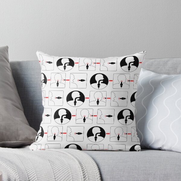 Item preview, First Aid For Choking -Nietzsche - Repeating Pattern (white) designed and sold by jholbo.