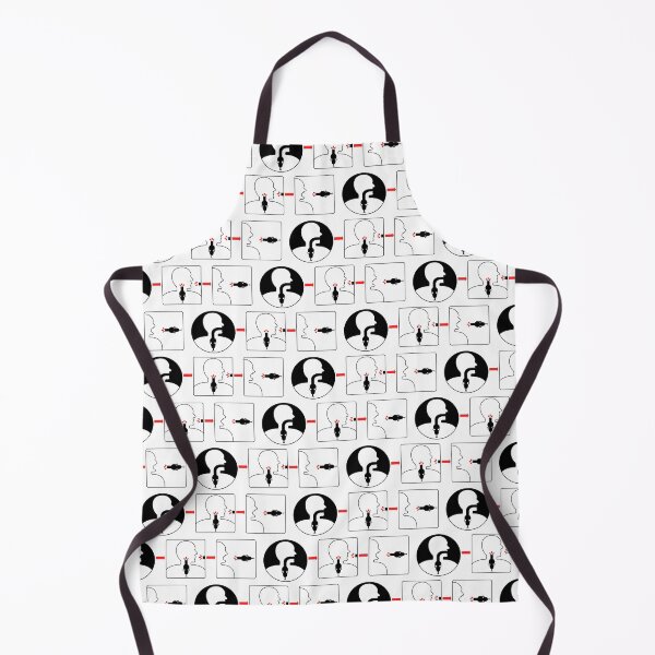 Item preview, First Aid For Choking -Nietzsche - Repeating Pattern (white) designed and sold by jholbo.