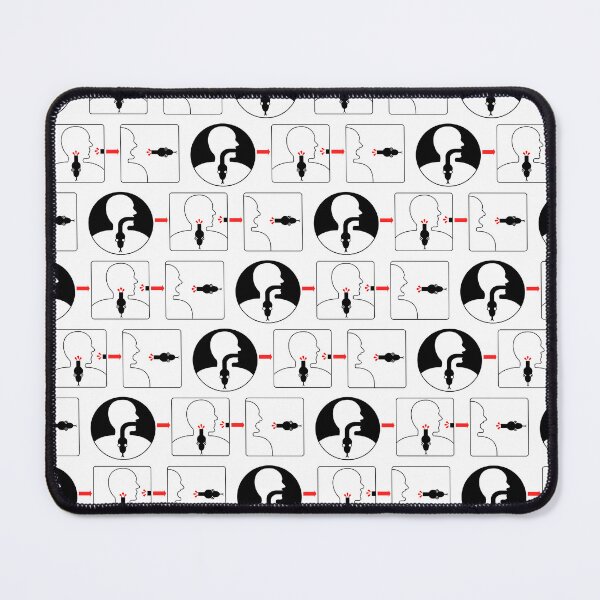Item preview, First Aid For Choking -Nietzsche - Repeating Pattern (white) designed and sold by jholbo.