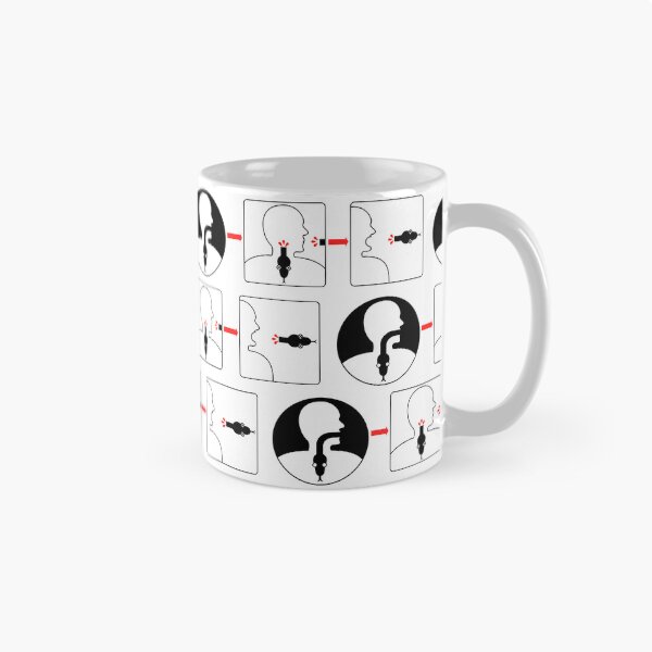 Item preview, First Aid For Choking -Nietzsche - Repeating Pattern (white) designed and sold by jholbo.