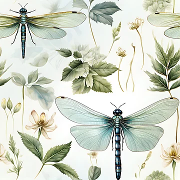 Artwork thumbnail, Dragonfly Pattern 26 by DigitalPatternx