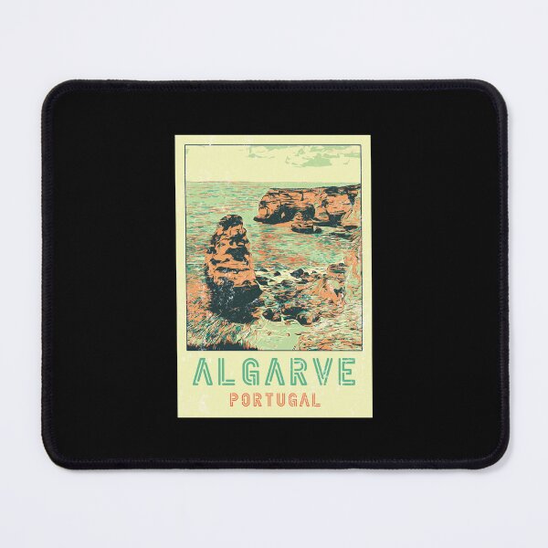 Item preview, Marinha Beach Algarve Portugal | Captivating Coastal Illustration designed and sold by Lemomo-artworks.