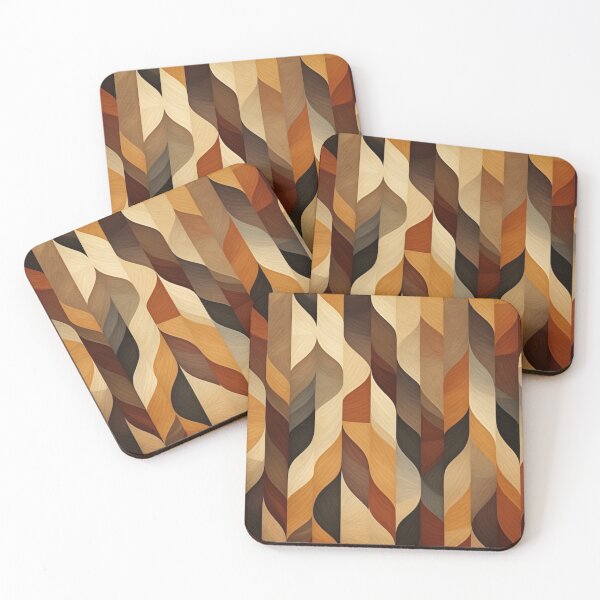 Item preview, Brown Shades - Linear Pattern designed and sold by Myra365Art.
