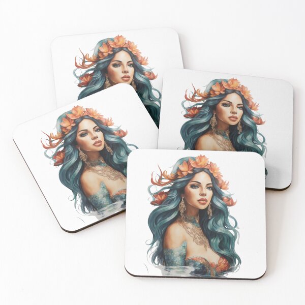 Item preview, Sirenas Mexican Inspired Mermaid designed and sold by SirenasWorld.