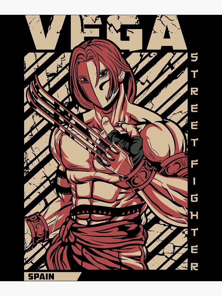 Vega Street Fighter Art Print for Sale by OneZandro