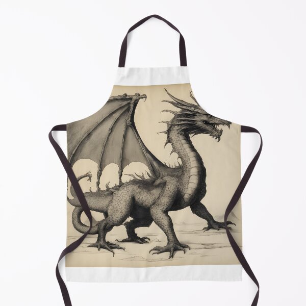 Item preview, Medieval illustration dragon designed and sold by Ody2000.