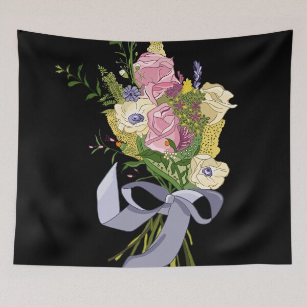 Artikelvorschau, Blumenmuster - floraler Bibelvers, Blumendesign, Blumenkind, florale Wandkunst, florale Handyhülle entworfen und verkauft von mr&mrsmalik malik.