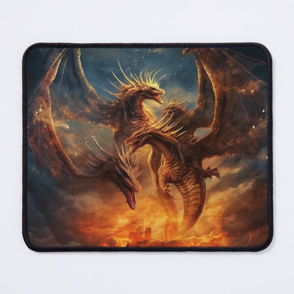 Item preview, dragons in fire designed and sold by densok.