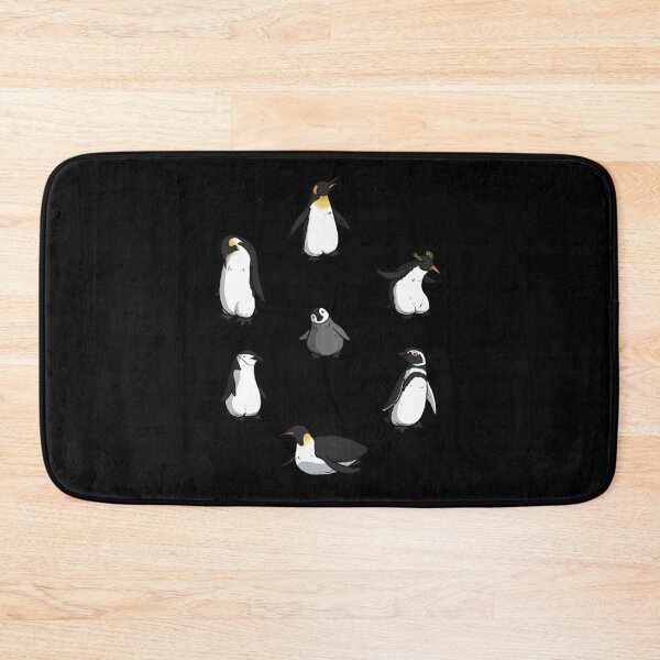 Item preview, Cute Penguin Pattern (Dark Blue Variant)   designed and sold by dustbraing.
