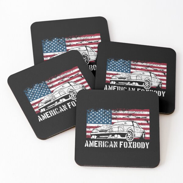 Item preview, American Foxbody Classic Muscle Car Distressed Flag 	 		 designed and sold by yimlqccugma11.