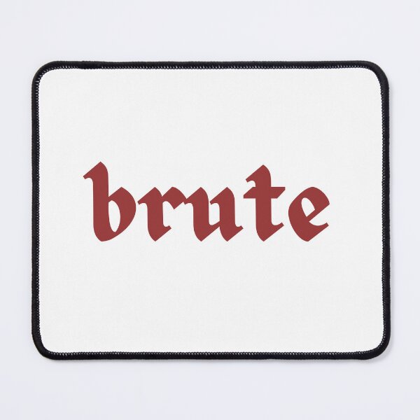 Item preview, Brute Badass words sticker designed and sold by Melszx.