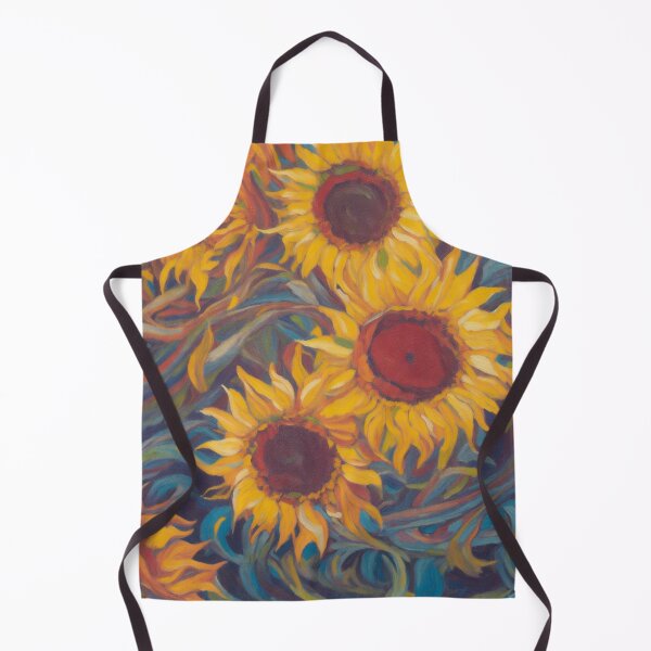 Item preview, Sunflower Art Abstract Acrylic Painting designed and sold by druidwolfart.
