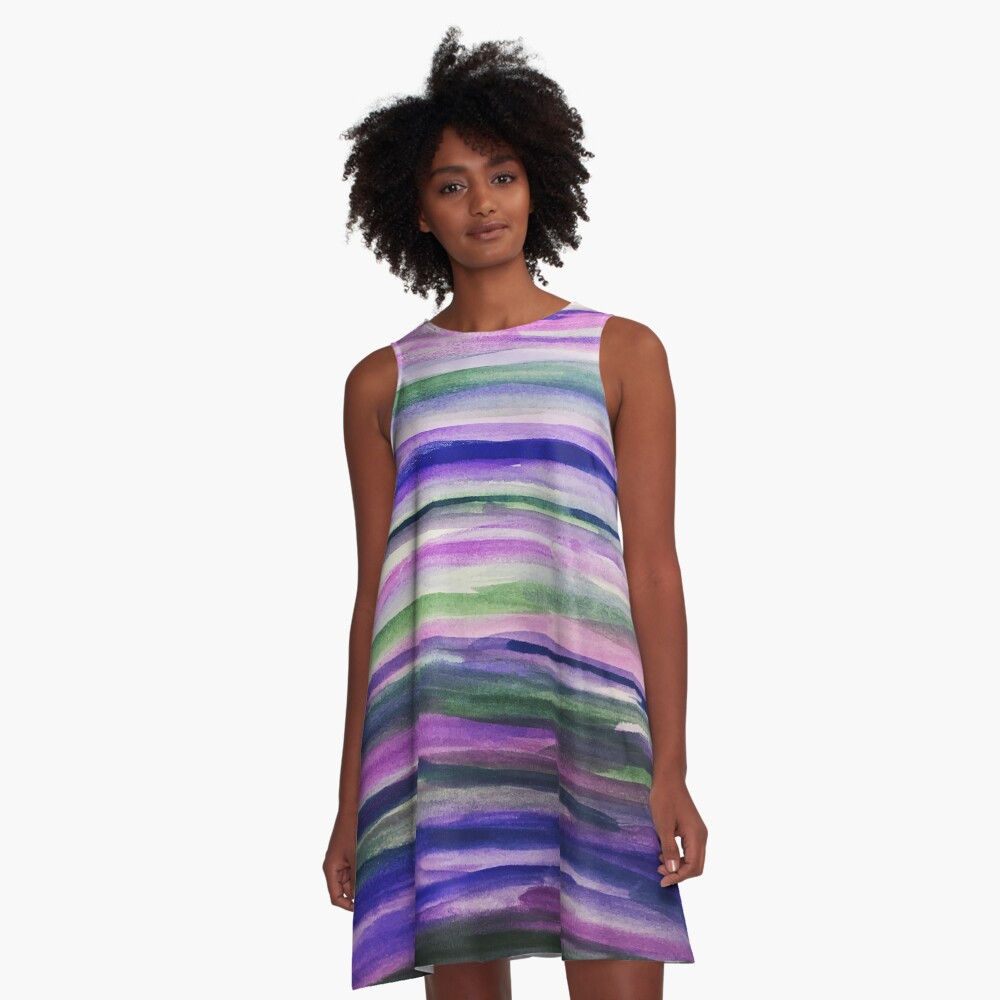 I Like to Mauve It A-Line Dress