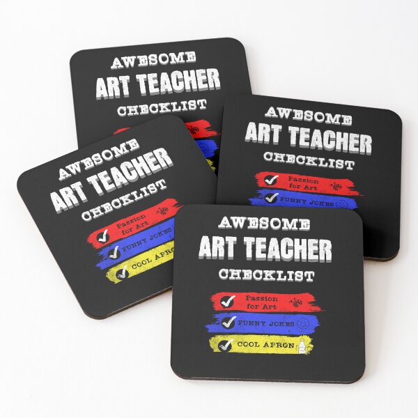 Item preview, Awesome Art Teacher Checklist designed and sold by Bubblesfontaine.