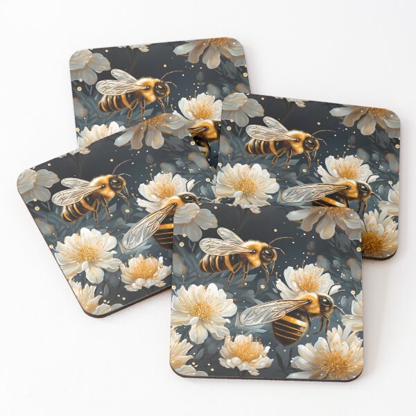 Item preview, Honeycomb and Bee Pattern 3 designed and sold by DigitalPatternx.
