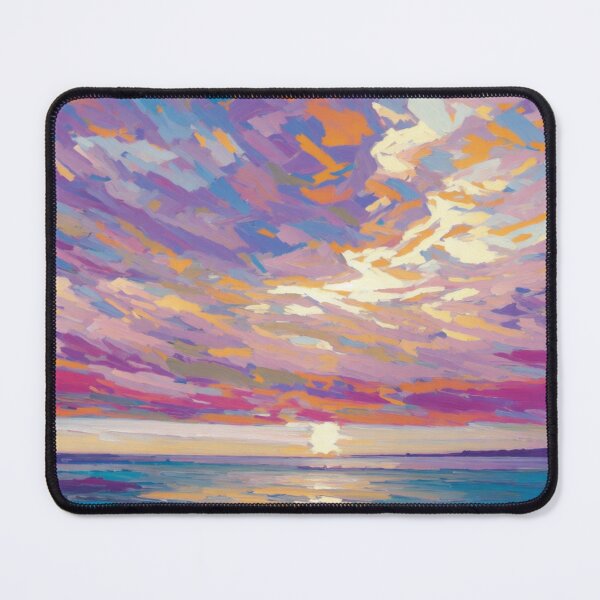 Item preview, Bethany beach Sunset Painting Pinterest Aesthetic designed and sold by druidwolfart.