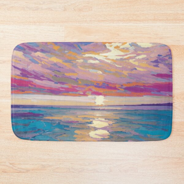 Item preview, Bethany beach Sunset Painting Pinterest Aesthetic designed and sold by druidwolfart.