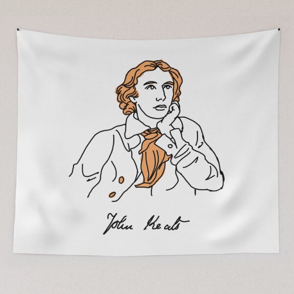 Item preview, John Keats stencil  	 designed and sold by rkdzomxr94.
