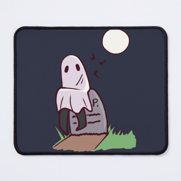 Item preview, Sheet ghost on gravestone designed and sold by AlisArtShopHehe.