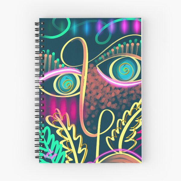 Item preview, Psycho eyes abstract face designed and sold by April Renee.