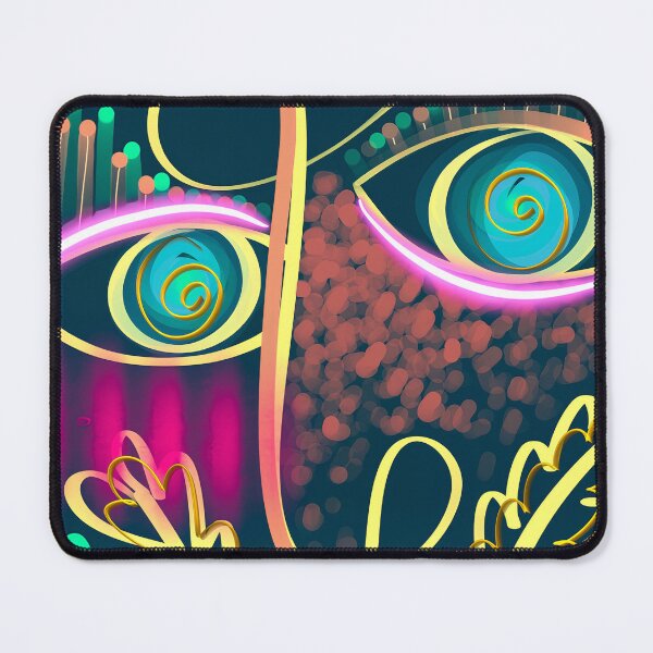Item preview, Psycho eyes abstract face designed and sold by April Renee.