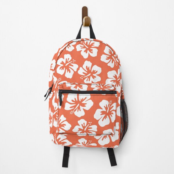 Item preview, ORANGE BIG HIBISCUS RETRO HAWAIIAN ALOHA designed and sold by blomastudios.