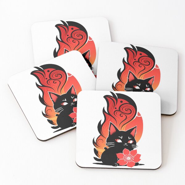Item preview, Playful Japanese Cat Cartoon designed and sold by Mechanical-Artt.