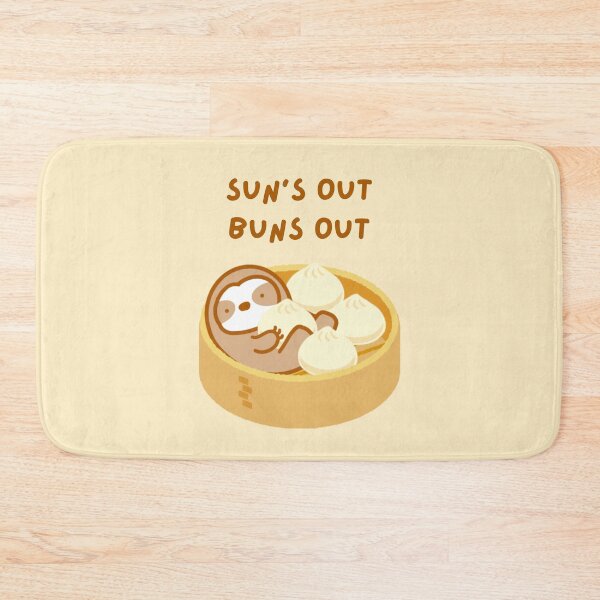 Item preview, Sun Is Out Buns Out Steamed Bun Sloth designed and sold by theslothinme.