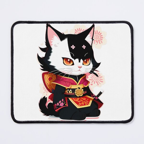 Item preview, Cute Japanese Cat Cartoon designed and sold by Mechanical-Artt.