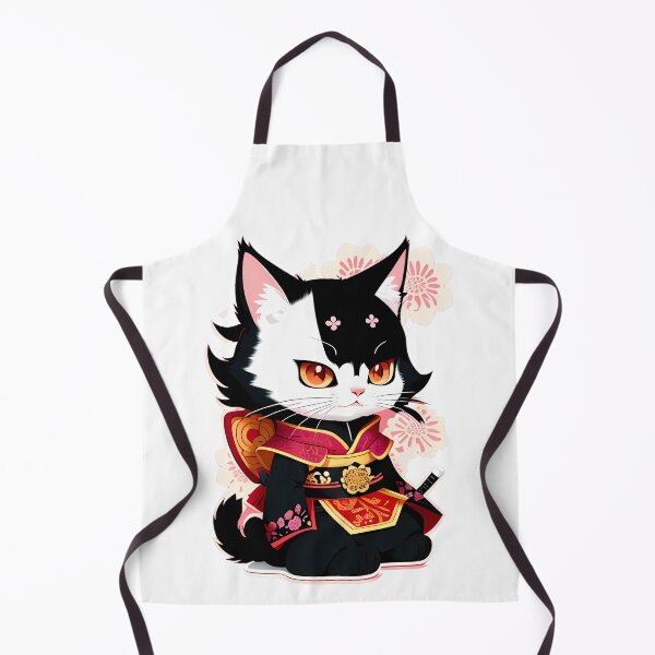 Item preview, Cute Japanese Cat Cartoon designed and sold by Mechanical-Artt.