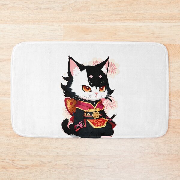 Item preview, Cute Japanese Cat Cartoon designed and sold by Mechanical-Artt.