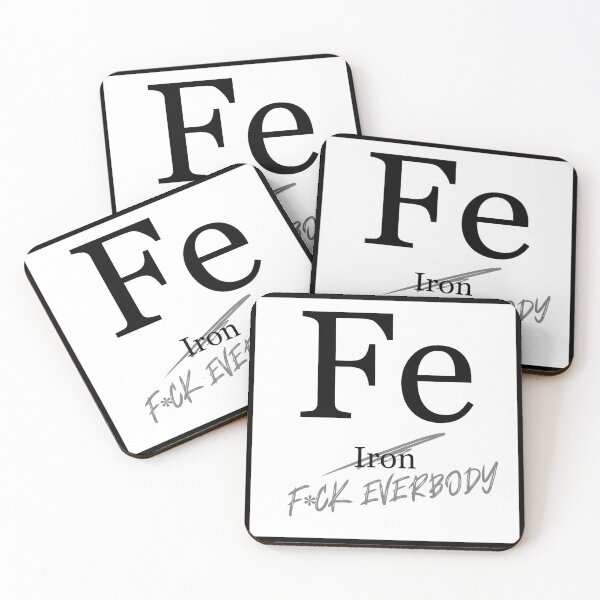 Item preview, Iron element sticker, periodic table metal, Iron, f-everybody designed and sold by dcrc.