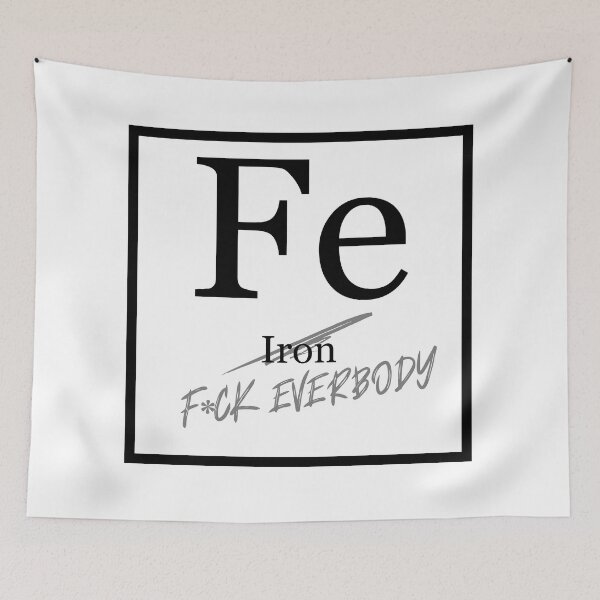 Item preview, Iron element sticker, periodic table metal, Iron, f-everybody designed and sold by dcrc.