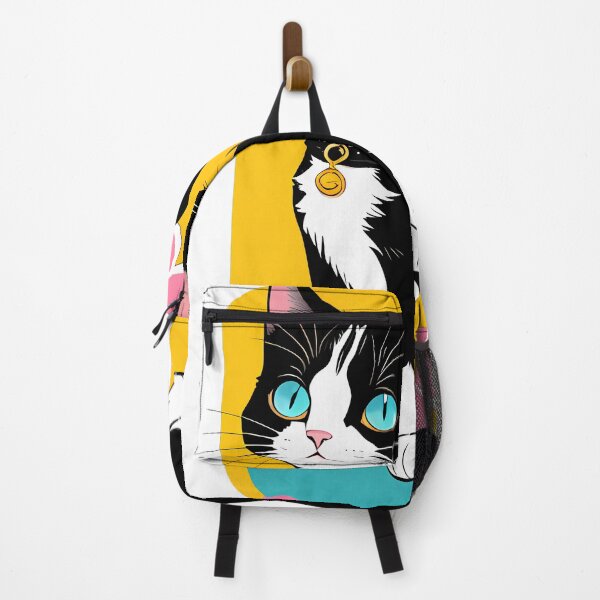 Item preview, Minimalistic Floral Cartoon Cat designed and sold by Mechanical-Artt.