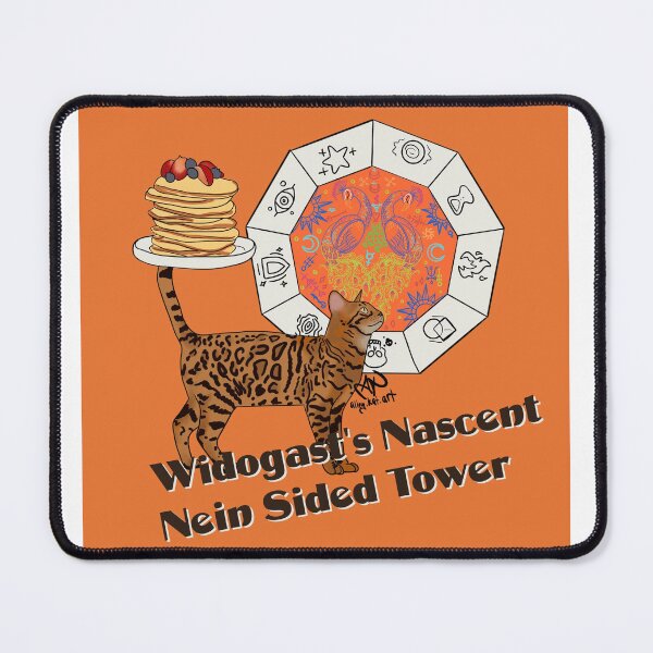 Item preview, Widogast's nein sided tower designed and sold by Alley-Kat-Art.