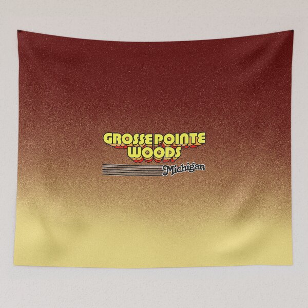 Item preview, Grosse Pointe Woods, Michigan | Retro Stripes designed and sold by retroready.