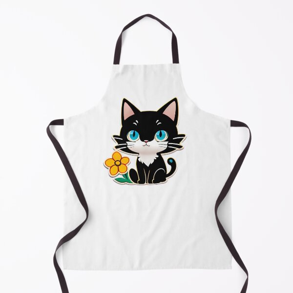 Item preview, Minimalistic Cat Among Flowers designed and sold by Mechanical-Artt.