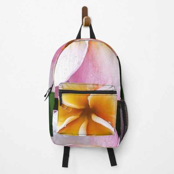 Item preview, "Dream Palette: The White, Orange and Pink Franjipani Flower designed and sold by franck380.