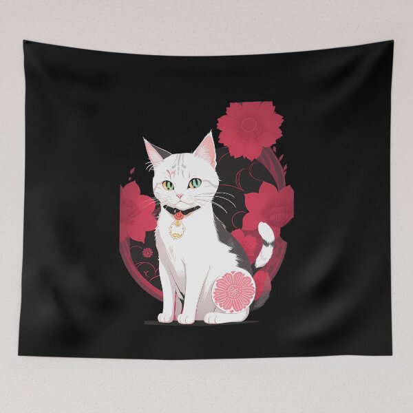 Item preview, Cute Cartoon Cat in Japan designed and sold by Mechanical-Artt.