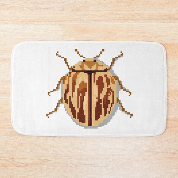 Item preview, Pixel art beetle nº 028 designed and sold by Kanistamps.