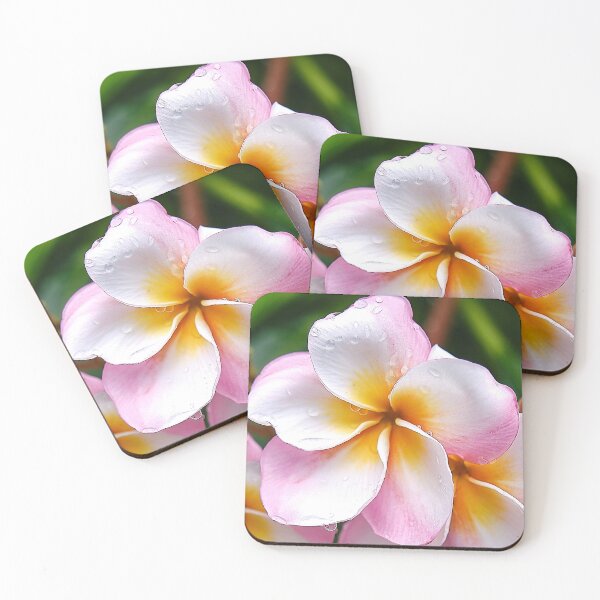 Item preview, Dream Palette: The White, Orange and Pink Franjipani Flower designed and sold by franck380.