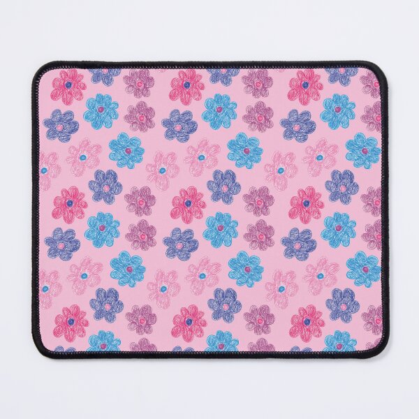 Item preview, CRAYON FLOWERS HANDDRAWN PASTEL PINK designed and sold by blomastudios.