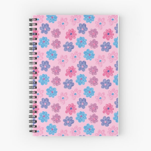 Item preview, CRAYON FLOWERS HANDDRAWN PASTEL PINK designed and sold by blomastudios.